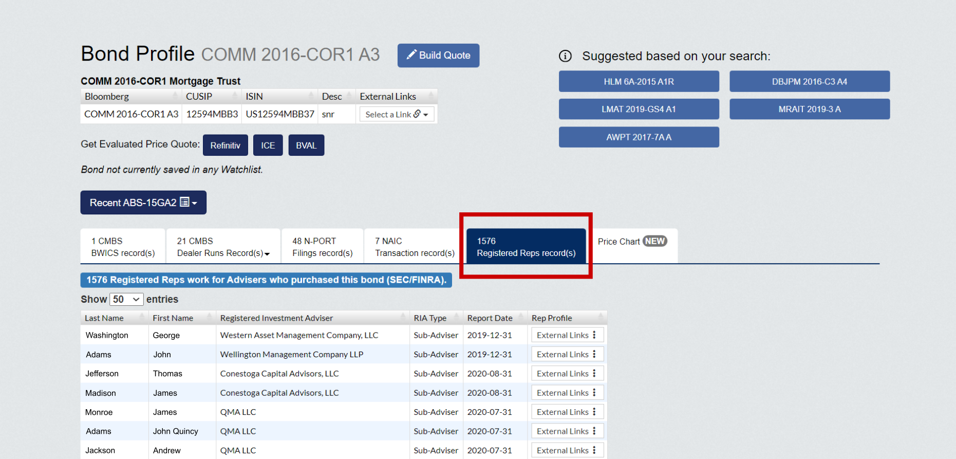 Registered Rep Tab 12594MBB3